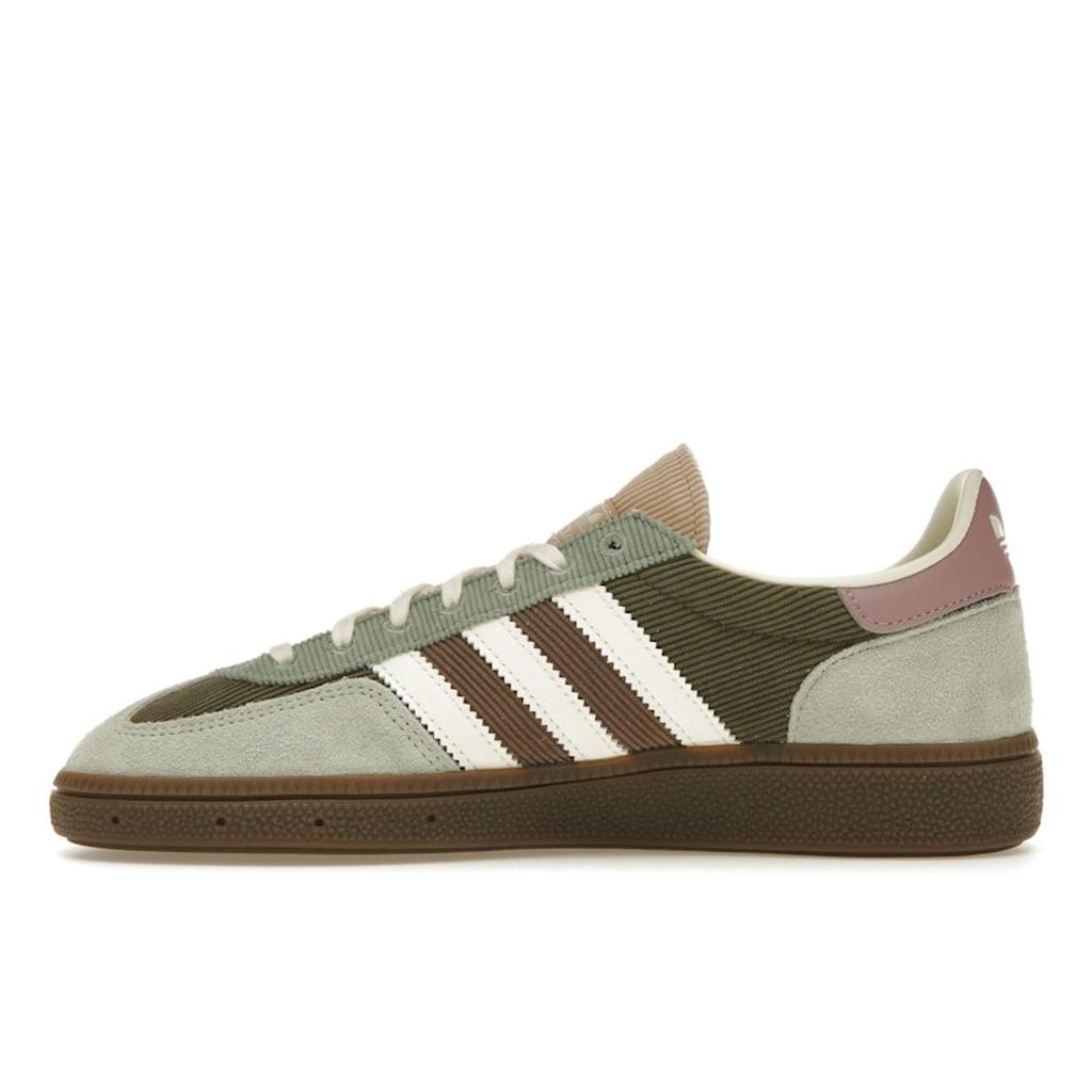 Adidas Кроссовки унисекс для гандбола Spezial Silver Green Magic Mauve кремово-белые IH4891