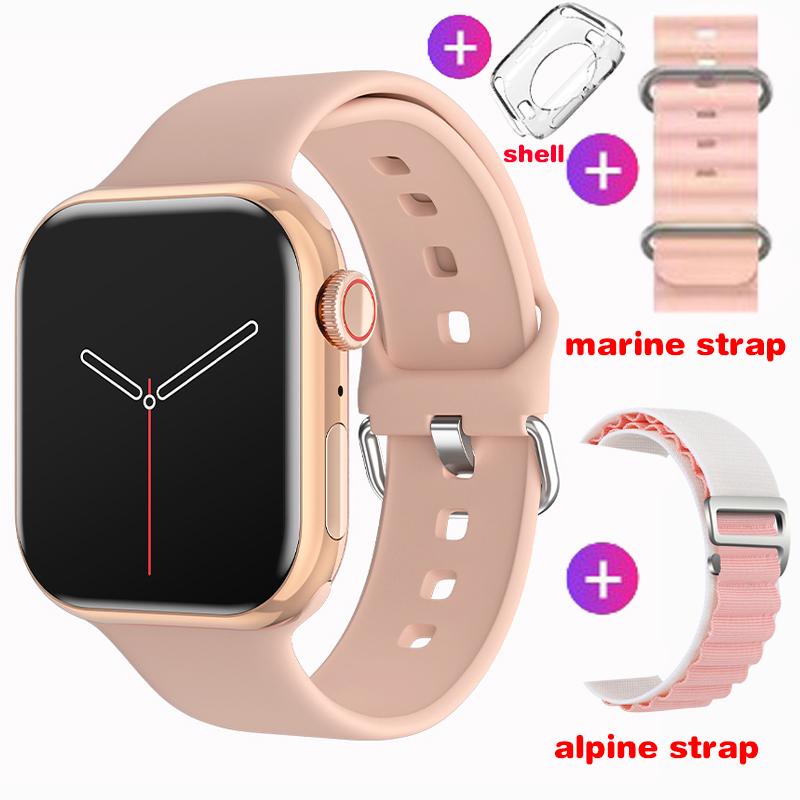 Смарт-часы для женщин Ultra Series 9, умные часы с NFC для мужчин, BT Call, водонепроницаемая, с беспроводной зарядкой, 2,05-дюймовый экран для часов 9