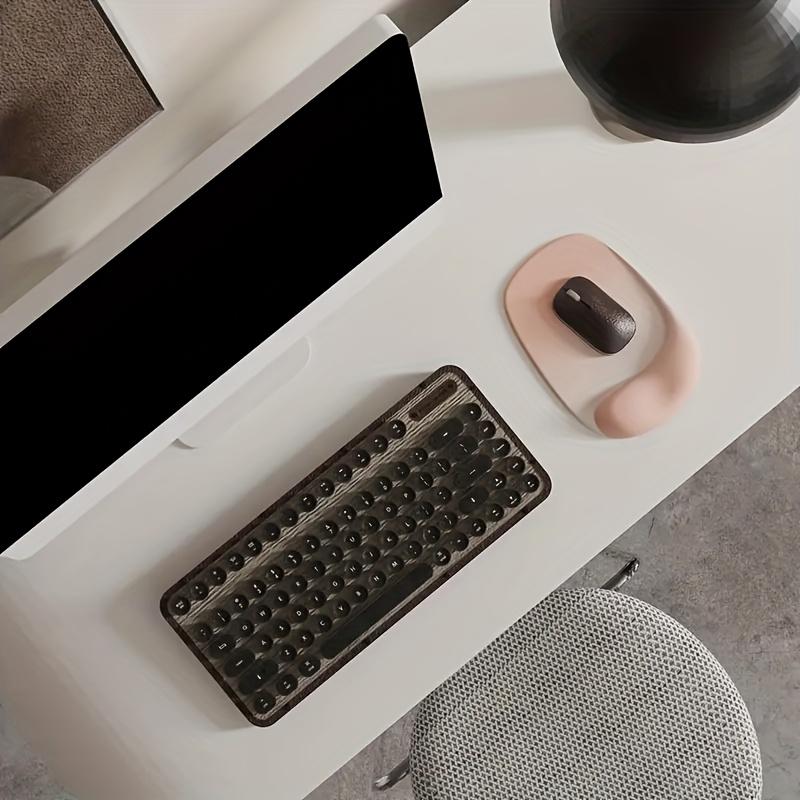 Ergonomic Mouse Pad with Gel Wrist Support - Premium Lycra Fabric, Non-Slip, Perfect for Laptops & Desktops, Ideal for Office