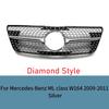 Для Mercedes Benz ML W164 ML350 ML320 ML500 Передняя решетка сетчатая решетка 2006-2011 Автоаксессуары Замена Автозапчасти