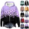 Jackets For Women Long Sleeve  Zip Up  Print Outerwear Casual Jackets