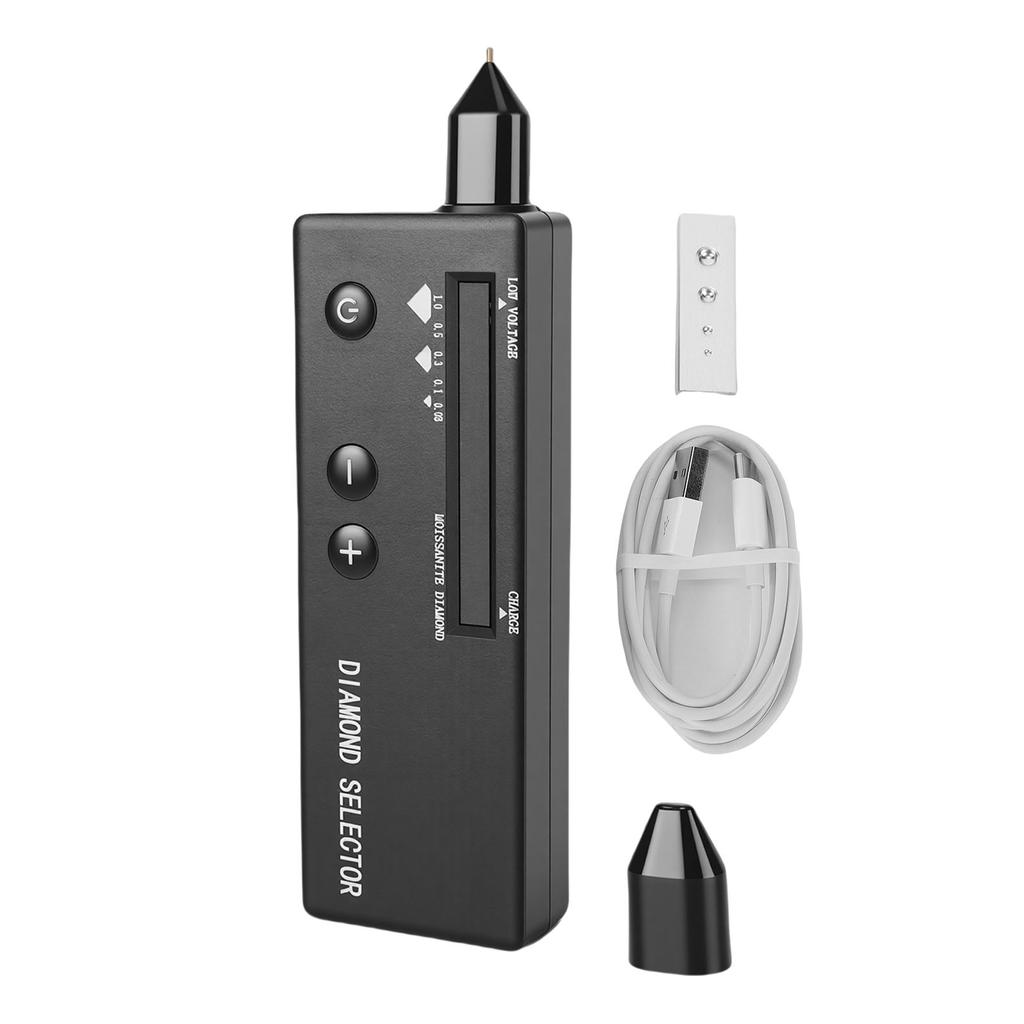 Тестер драгоценных камней с USB-зарядкой, портативный определитель камней, точный детектор ювелирных изделий по теплопроводности