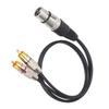 Разветвитель 1 XLR гнездо на 2 XLR штекера Кабель для домашнего кинотеатра и профессионального оборудования