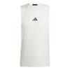 Adidas Tank Tops Men's White Crew Neck Moderate Straight Fit JI8172