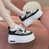 Thick-soled Heightening Little White Shoes, New Summer Mesh Breathable Women's Shoes, Lightweight and Versatile Casual Muffin Dad Shoes