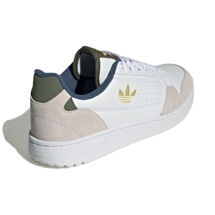 adidas NY 90 W Облачно-белые Женские кроссовки Облачно-белые Почти-желтые Акцент-Оливковый GX4465
