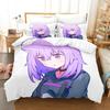 Hololive Neko Mata Okayu Комплект постельного белья Single Twin Full Queen King Size Комплект постельного белья Aldult Kid Bedroom Duvetcover Sets 3D Anime