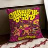 Band GGrateful DDead Cushion Cover Reversible Soft Durable Pillow Cover Home  Car MultiScene Use for Daily Comfort