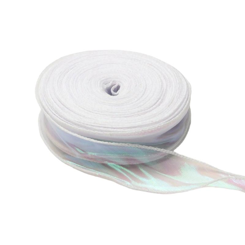 Прозрачная Органзовая Лента 40мм X 9метров Шифоновые Ленты для Букетов Упаковка Свадебного Торта Декорация Поделки Венок Банты Изготовление