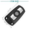 ACROPIX Keyless Entry Case Key Fob Shell Cover Replacement for BMW 328i Black 1 Piece