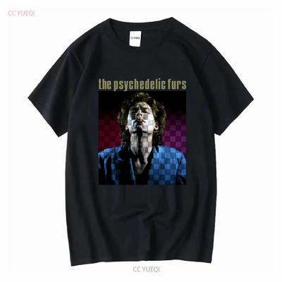 Футболка The Psychedelic Furs Рок-музыка Размеры винтаж Стиранная Дышащая Повседневная Удобная Топ Для Повседневной Носки Мягкая мужская