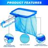 Большая емкость для бассейна сетка без шеста с мелкой сеткой для сбора мусора из листьев