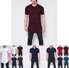 Ultra-comfortable Curve Hem Men T-shirt With Side Zipper In Premium Cotton Blends