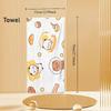 Cute Soft Panda Bubu And Dudu Bathtowel Bear Bathroom Cotton Towel Strong Absorbent Soft Non-Shedding Adult Household Towel