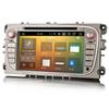 Erisin ES8509FS 7 Inch Android 12.0 IPS Wireless CarPlay 4G TPMS DAB DSP Car Stereo for FORD Mondeo Focus Galaxy
