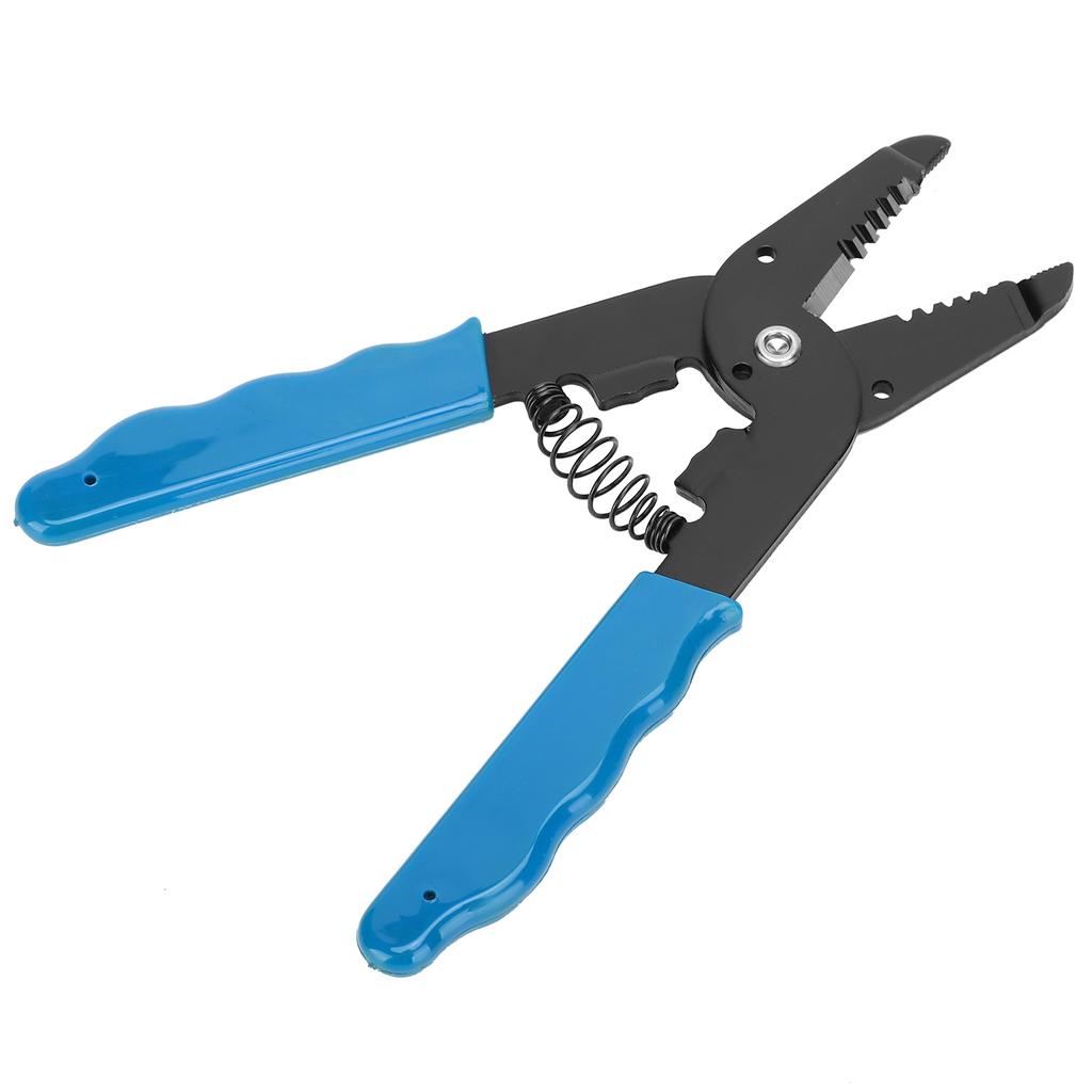 Wire Stripping Pliers MultiFunctional Household Electrician Terminal Crimper Pliers(Red )