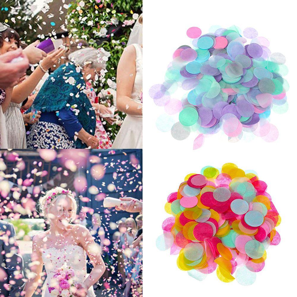 Birthday Pink Dots Mixed Colors Confetti Tissue Paper Filling Balloons Round Party Decorations