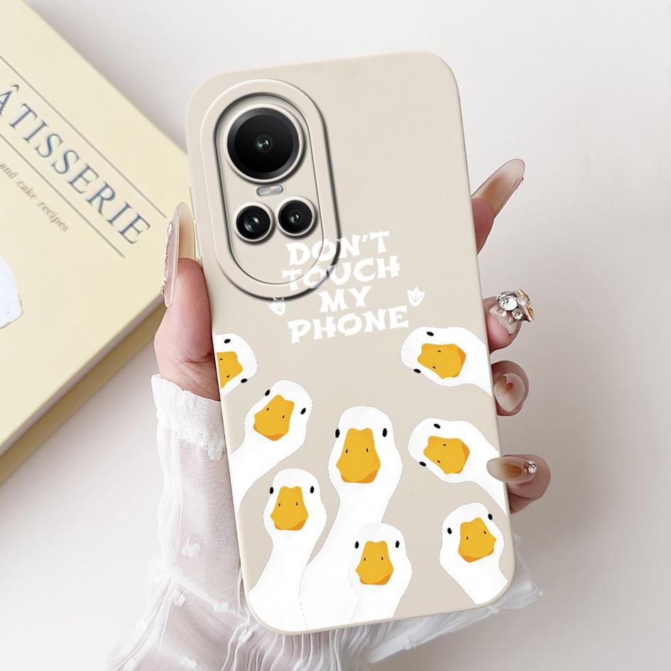 Чехол для OPPO Reno 10 CPH2531 Reno10 5G Чехол Модный Цветок Ромашки Защита Камеры Мягкий Чехол Для OPPO Reno 10 Pro CPH2525 Coque
