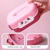 Lunch Box Durable Cartoon Design Bento Box Leak-Proof Double-layer Insulation Food Container for Kids Adults