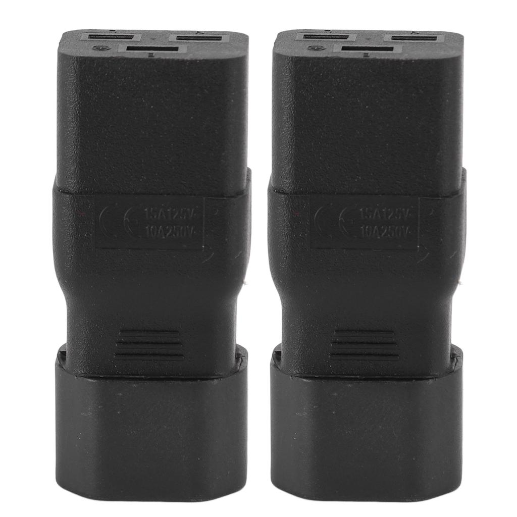 IEC320 C14 to IEC320 C19 Power Adapter Server PDU Conversion Plug UPS Power Adapter