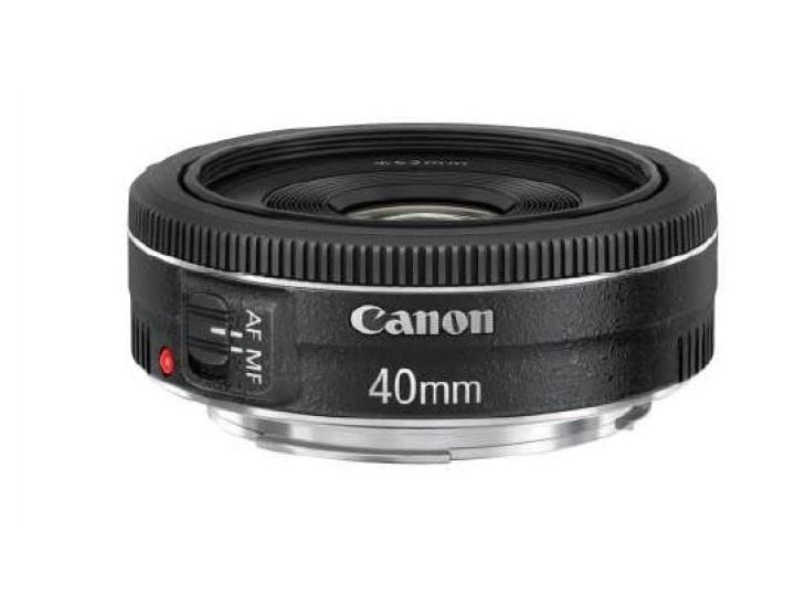 Canon Объектив с фиксированным фокусным расстоянием EF40mm STM, совместимый с полнокадровыми камерами, F2.8