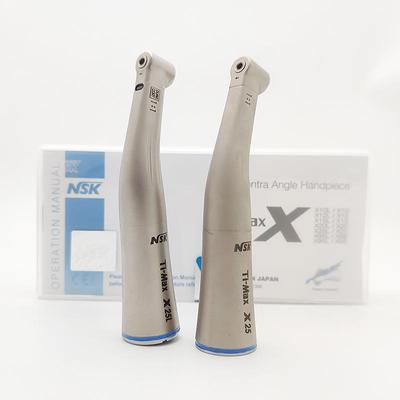 Стоматологическая 1:1 увеличивающее синее кольцо против углового низкоскоростного наконечника с оптическим волокном X25L, подходит для стоматологического микромотора NSK