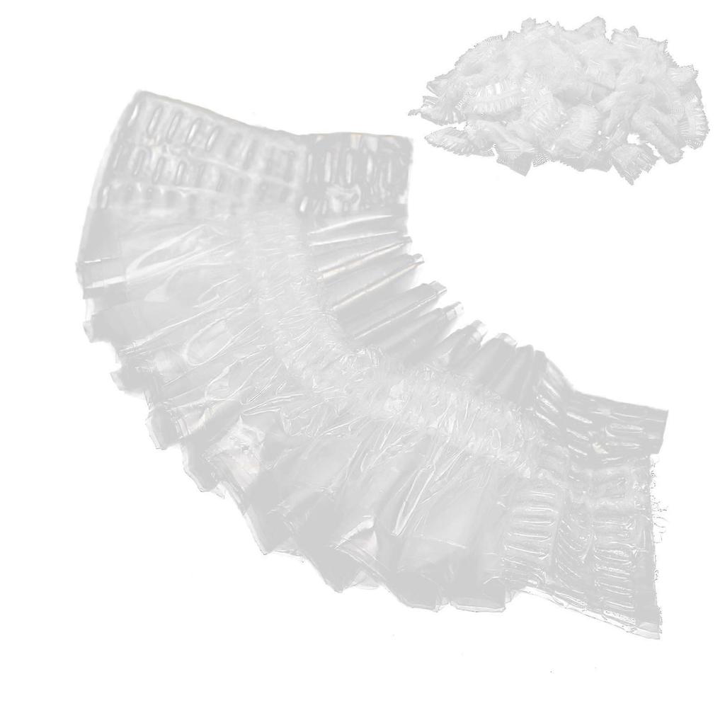 Disposable Clear Ear Covers Waterproof Elastic Ear Protectors for Hair Dye 200 Pcs