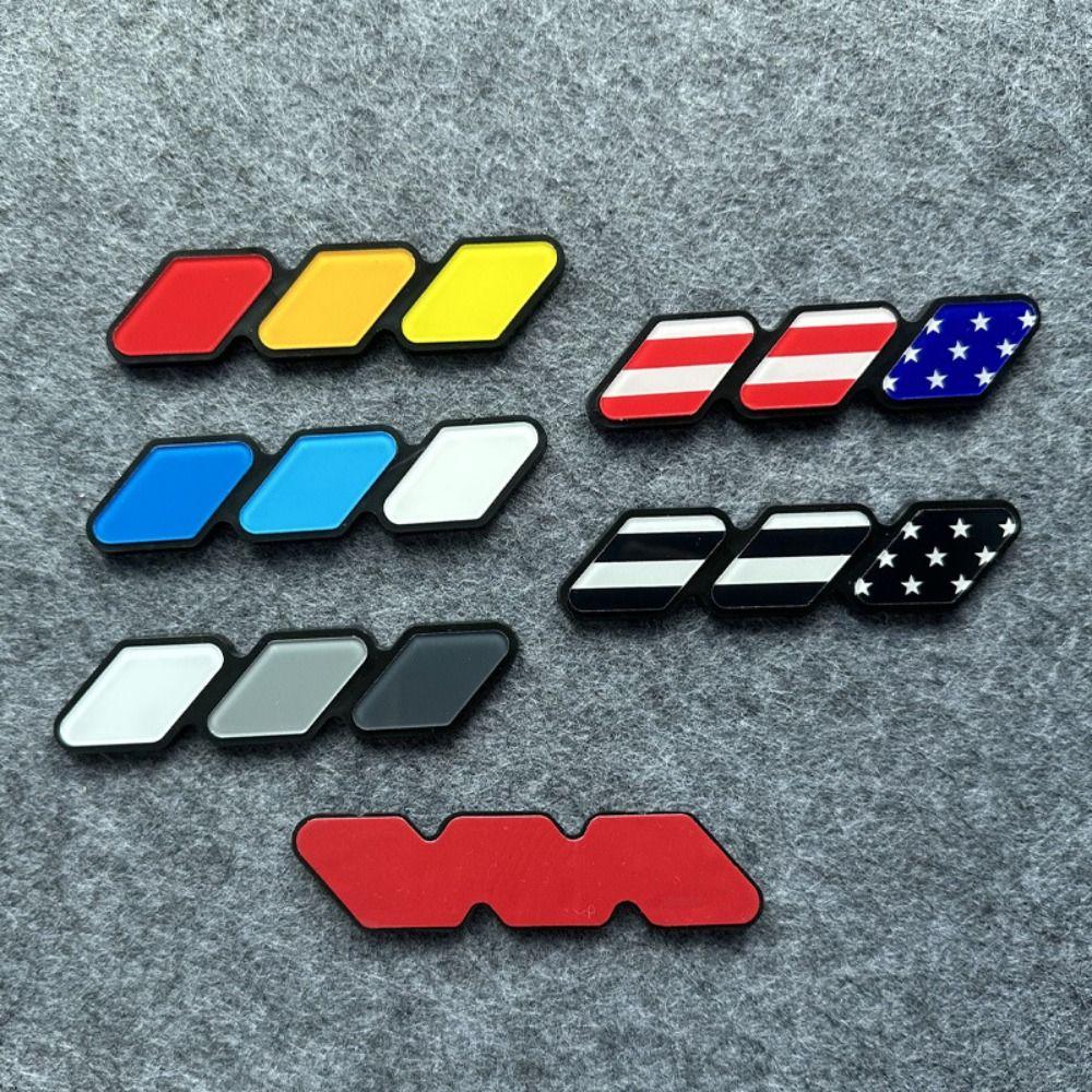 Paste 3 Grille Badge ABS Car Protection Car Accessories for Toyota/Tacoma 4Runner/Tundra Highlande