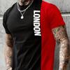 Лето 2024, повседневная модная мужская футболка в городском уличном стиле, свободный и удобный мужской топ с короткими рукавами для бега, лето 2024