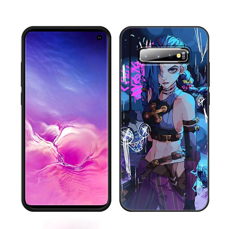 Arcane Jinx Anime Case For Samsung M30 M31 S Note 10 Lite 20 M04 M13 M32 M14 M23 M33 M34 M42 M52 M53 M54 5G M11 M12 M21 M22 M51