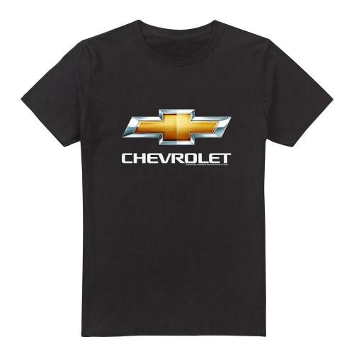Chevrolet Unisex Adult Bowtie Stacked T-Shirt