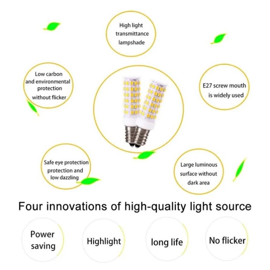 Светодиодная лампа 3 Вт 5 Вт 7 Вт G4 G9 E14 Светодиодная лампа переменного тока 220 В Светодиодная кукурузная лампа SMD2835 Угол луча 360 Заменить галогенную люстру