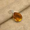 Honey Topaz Gemstone Handmade 925 Sterling Silver Jewelry Pendant Fro Her