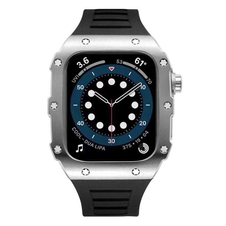 Ремешок Ballentinoludi Vra21045-02Ssv для Apple Watch, Полное покрытие, Цельный силиконовый ремешок, 8 7 6 Se 5 4