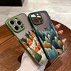 Snowy Winter Trees Scenery Phone Case For iPhone 13 Mini 12 11 Pro Max 16 15 14 Pro Max Plus X XR XS 7 8 Plus SE2 Back Covers
