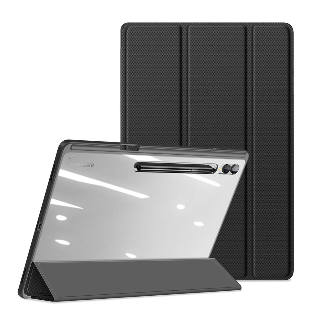 Серия DUX DUCIS TOBY Для Samsung Galaxy Tab S10 Ultra/S9 Ultra/S8 Ultra Чехол из ПУ кожи Трехскладная подставка Чехол для планшета