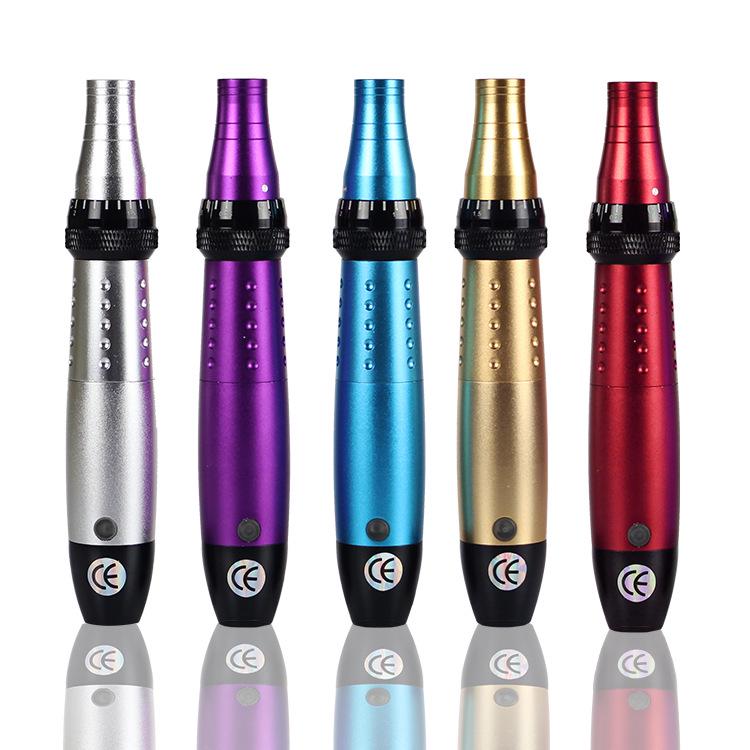 Rechargeable Rose Electric Microneedle Pen for Skin Rejuvenation and Hyaluronic Acid Treatment.