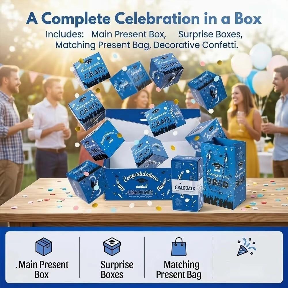 Pulling Design Surprise Money Box Wrapping Card Cash Gift Box Graduation Explosion Box Money Gift
