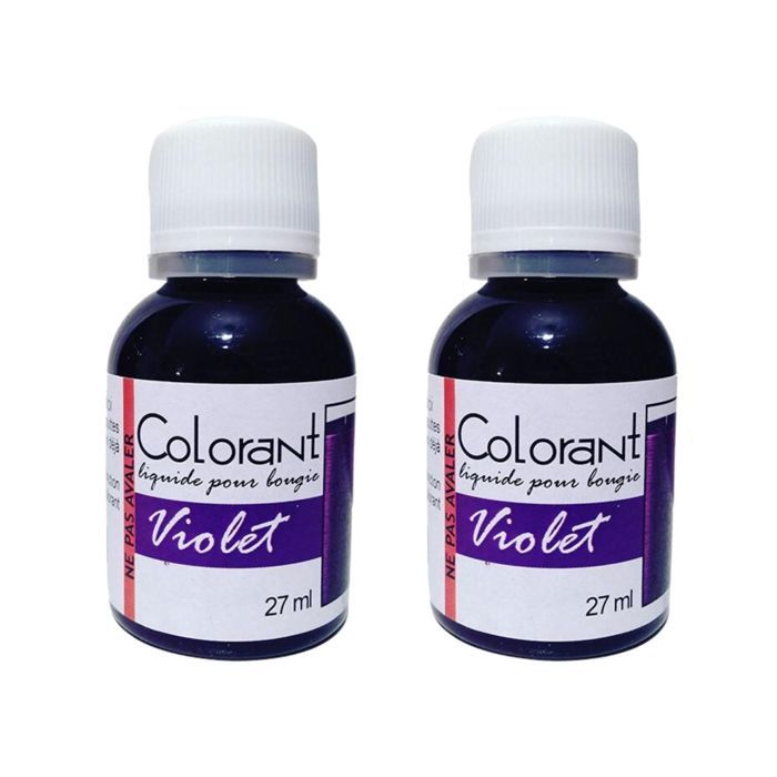 Colorant pour bougie - GRAINE CREATIVE - Violet - 54 ml - 2 flacons de 27 ml - Mixte