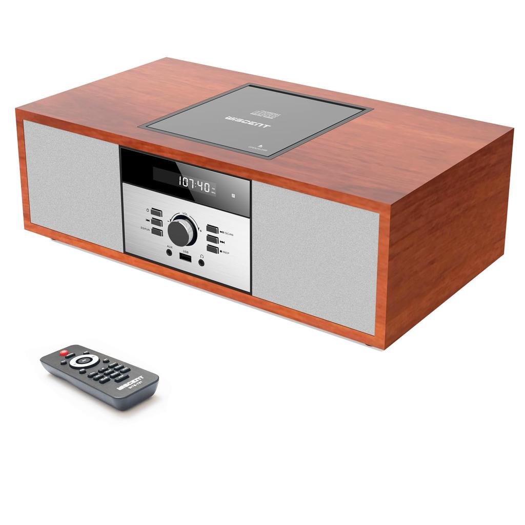 Мини-компонентный CD-плеер, стереосистема в стиле MP3 Hi-Fi с наушниками AUX и компактной системой ONEBODY для домашнего использования, компонент/набор в стиле ретро/Bluetooth/FM