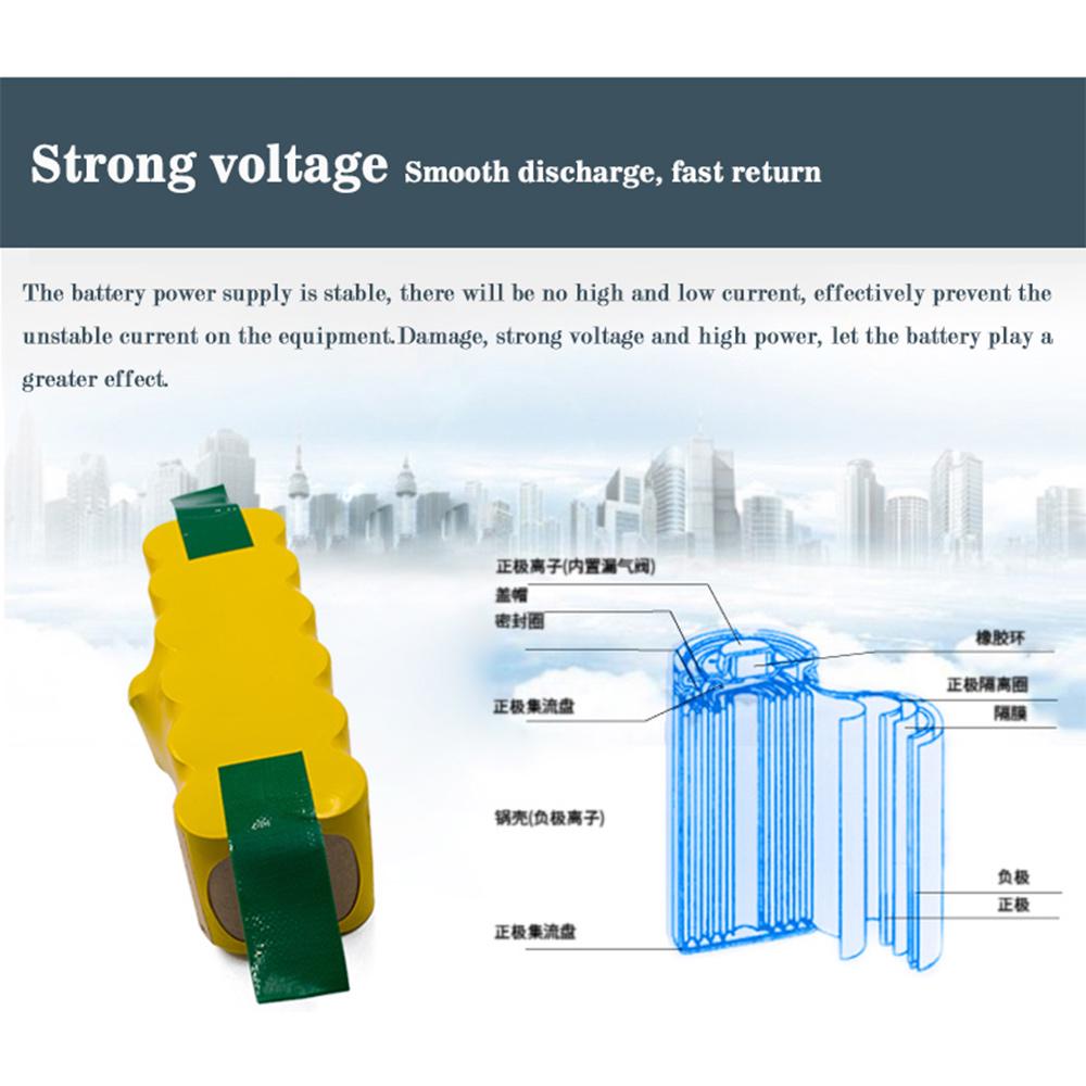 Sweeper Battery 14.4V 3500mAh Ni-MH Battery for IRobot Roomba 500 600 700 800 900 Series Vacuum Cleaner IRobot Roomba 600 620 650 700 770