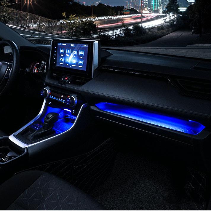Внутренняя атмосфера Свет Автомобильный стайлинг Для Toyota RAV4 RAV 4 XA50 Аксессуары