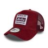 Casquette Trucker - NEW ERA - Patch Cord - Rouge Foncé - Coton - Mixte