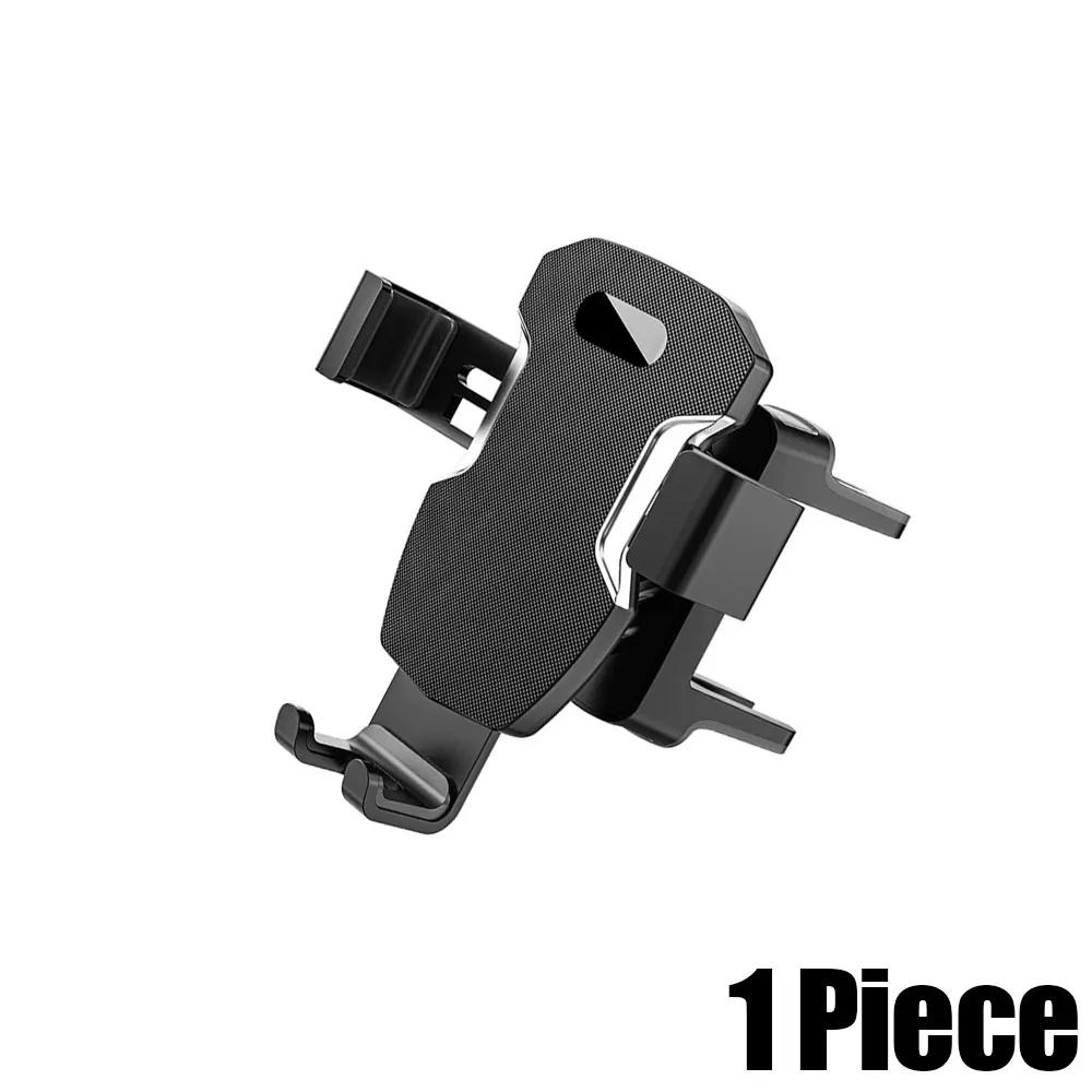 1pc Car Dashboard Smartphone GPS Gravity Bracket Air Vent 360° Rotation Phone Holder Auto Accessories for Round Air Outlet Clip
