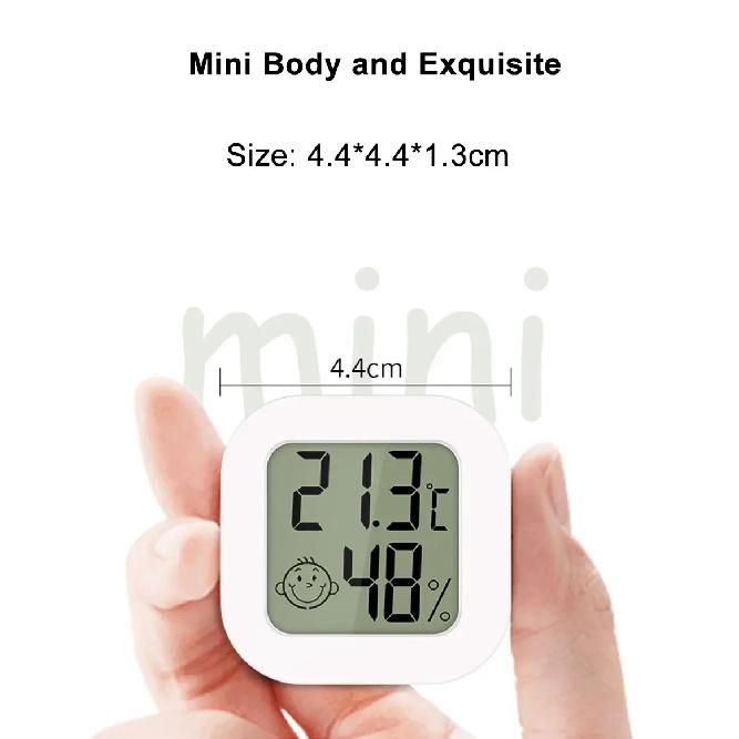 Mini LCD Digital Thermometer Hygrometer Indoor Temperature Humidity Meter Sensor Gauge Weather Station For Home Room