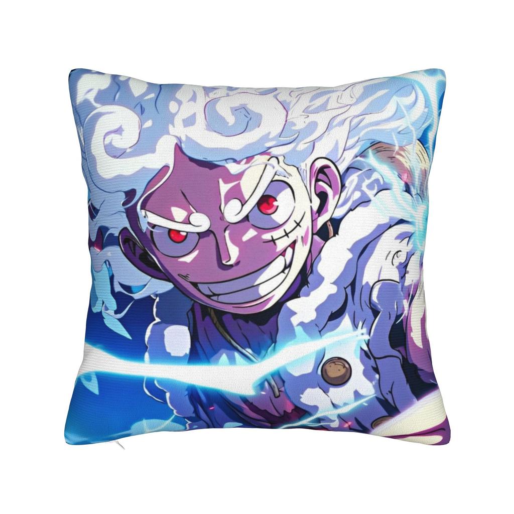 Luffy Anime Chopper Square Pillowcases Polyester Car Cushion Cover Cool Home Decoration Pillow Cover