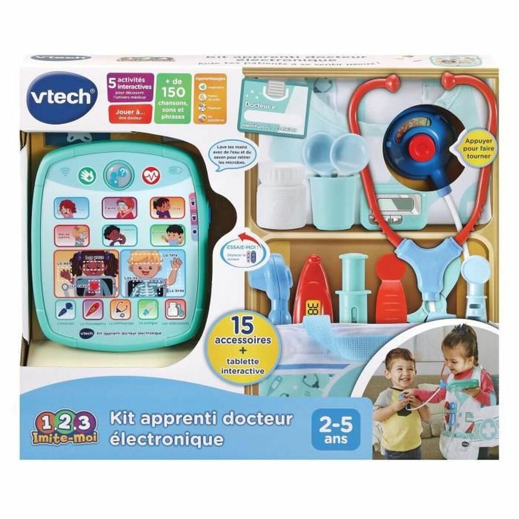 Medical Box with Toy Accessories Vtech Electronic Doctor Apprentice Kit