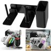 with Straw Slot Cup Organizer Rack 3-in-1 Cup Storage Holder Disposable Cup Dispense  Coffee Lovers