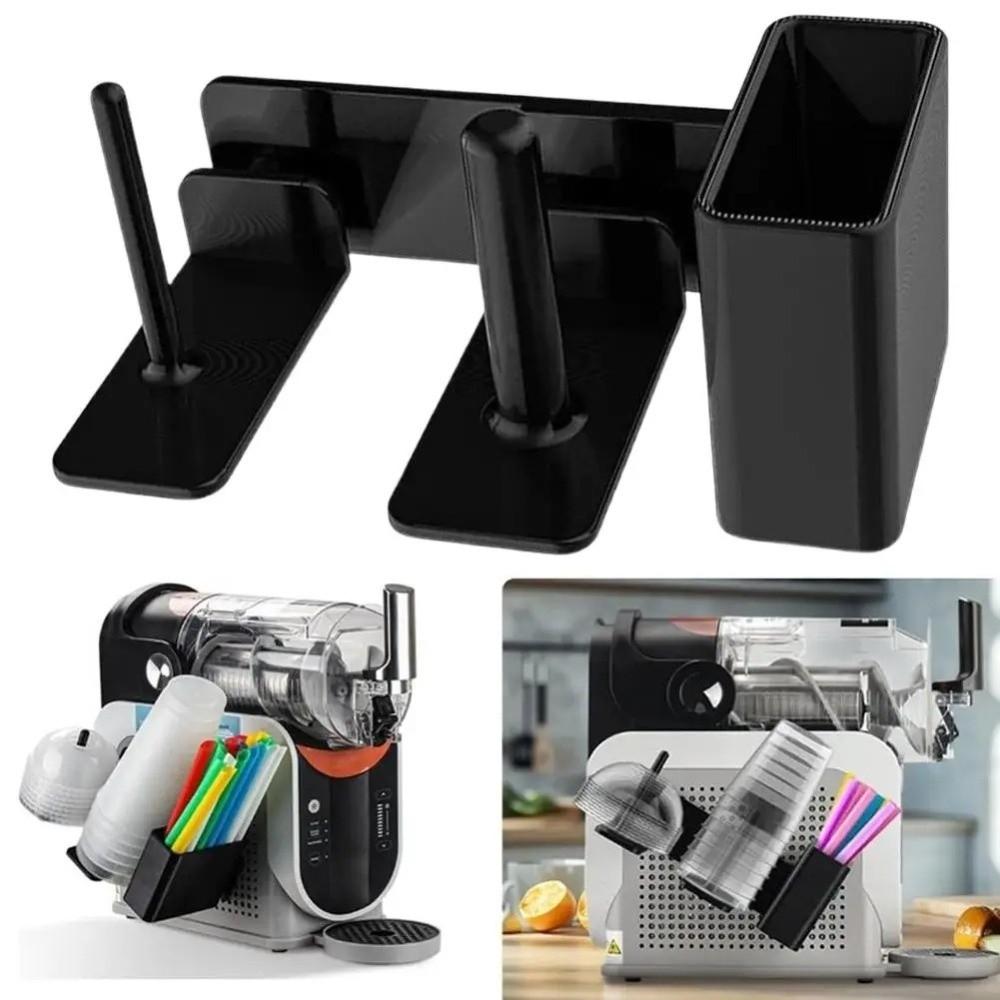 with Straw Slot Cup Organizer Rack 3-in-1 Cup Storage Holder Disposable Cup Dispense  Coffee Lovers