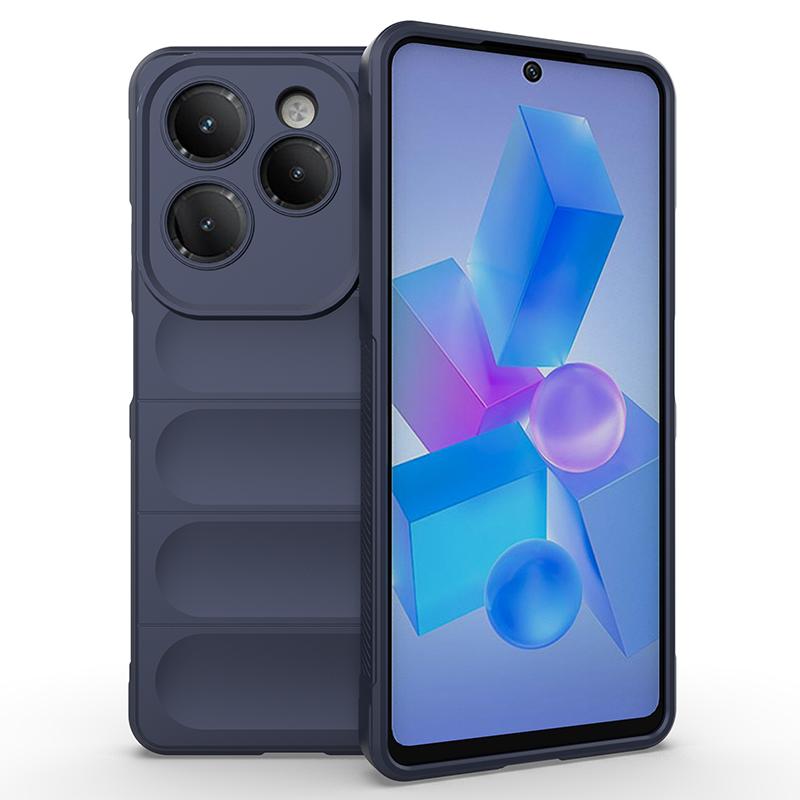 Shockproof Case For Infinix Hot 40 Pro Note 30 Smart 8 4G Cover Liquid Silicone Back Coque for Tecno Spark 20 20C GO 2024 Fundas